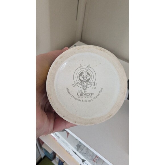 2000 Looney Tunes Tweety Bird Face Tall Gibson Coffee Mug Warner Bros Cup - Picture 4 of 11